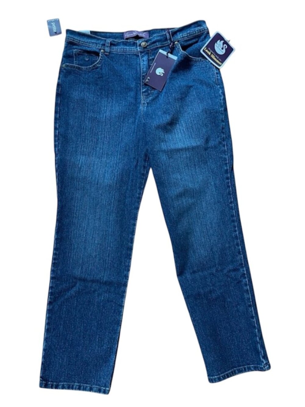 Gloria Vanderbilt Amanda Classic Fit Look Slimmer Jeans 16P NEW